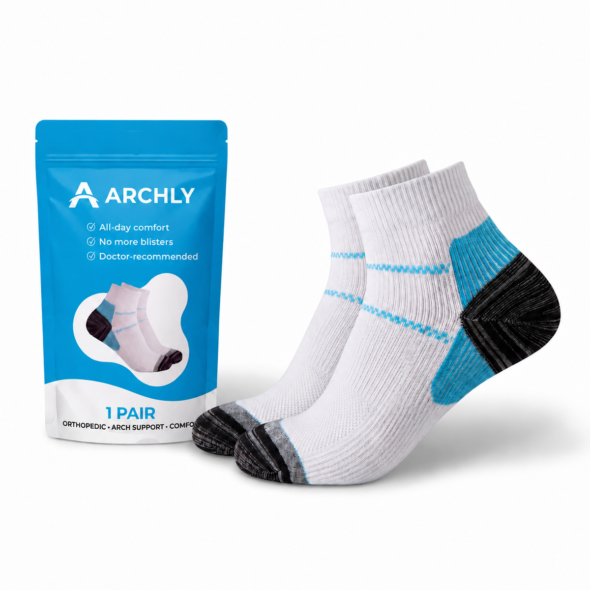 Ankle Compression Socks for Swelling & Aching Feet