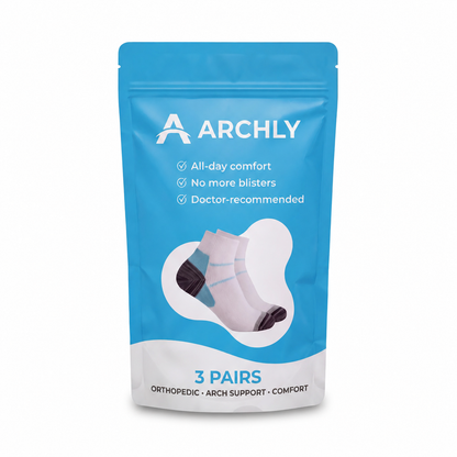 3 Pair Archly All-Day Comfort Socks